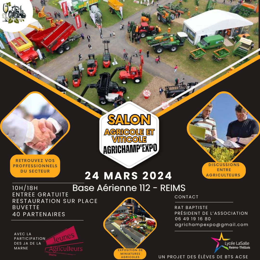 toutes les informations sur le salon agrichamp'expo 2024